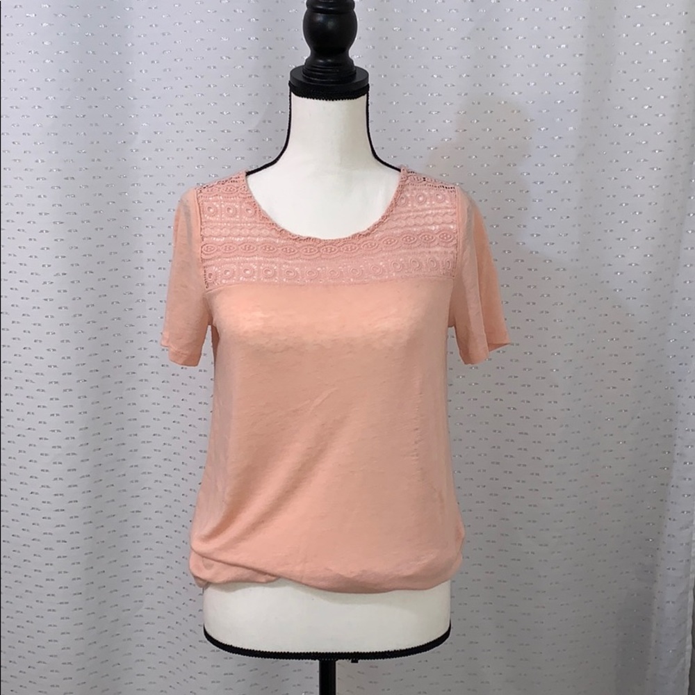 Old Navy- Crochet Knit Top EUC